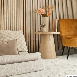 Bijzettafel Rondo groot - naturel - ø45x50 cm