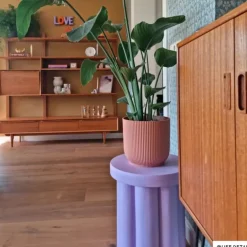 Bijzettafel Stockholm - lila - ø40x45 cm