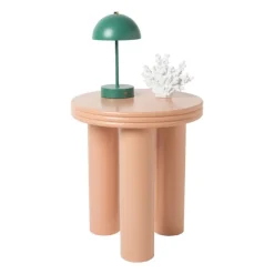 Bijzettafel Stockholm - peach - ø40x45 cm