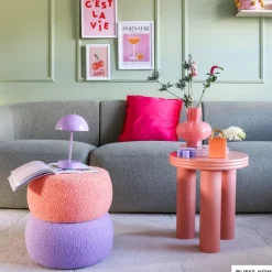 Bijzettafel Stockholm - peach - ø40x45 cm