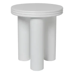 Bijzettafel Stockholm - wit - ø40x45 cm