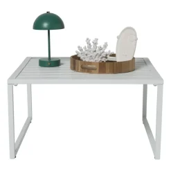 Bijzettafel Tenerife - wit - ø64x35 cm