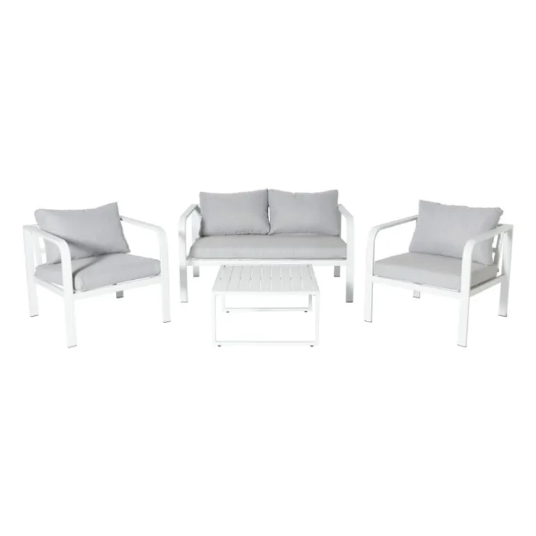 Bijzettafel Tenerife - wit - ø64x35 cm