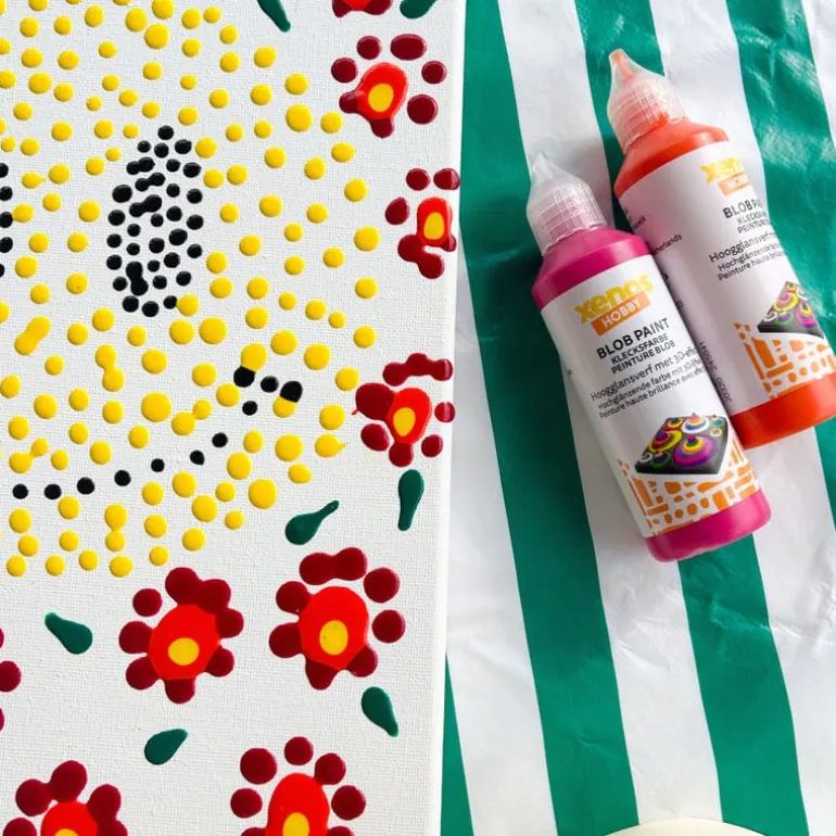 Blob verf - blauw - 80 ml