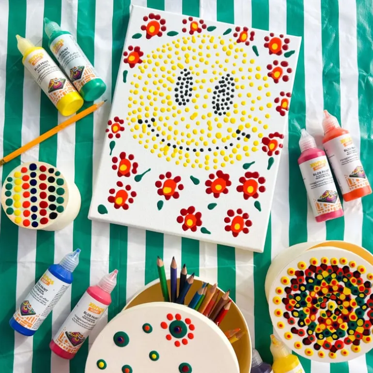 Blob verf - groen - 80 ml