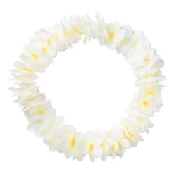 Bloemenkrans - wit - 110 cm