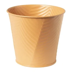 Bloempot patroon maat S - ø12x13 cm - oranje