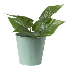 Bloempot patroon maat S - ø12x13 cm - groen