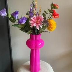 Boeket kunstbloemen - multikleur - 60 cm