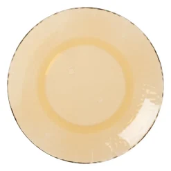 Bord dots - licht oranje - ø20 cm