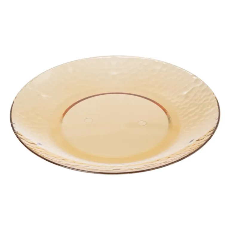 Bord dots - licht oranje - ø20 cm