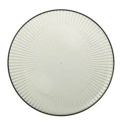 Bord streep - groen - ø22x1.5 cm