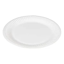 Bord wit - set van 8 - ø18 cm