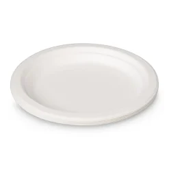 Borden bagasse - set van 8 - ø18 cm