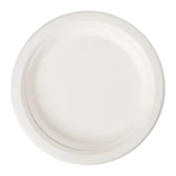Borden bagasse - set van 8 - ø18 cm