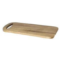 Borrelplank acacia - bruin - 43x22 cm