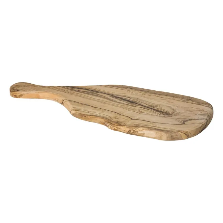 Borrelplank olijfhout XL - bruin - 46x19 cm