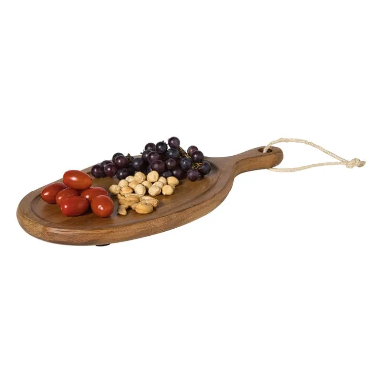 Borrelplank organisch klein - acaciahout - 40x20.5 cm