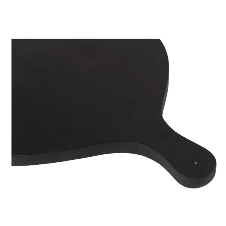 Borrelplank rond - zwart - 40x50x2 cm