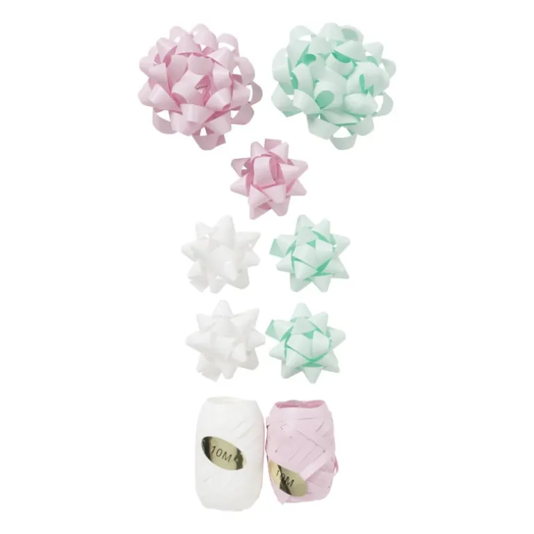 Cadeaulinten en strikken mix - pastel