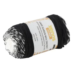 Cake garen mix - zwart/wit - 80 gram - 160 meter