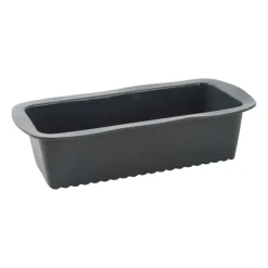 Cakevorm siliconen - grijs - 27x14x6.5 cm