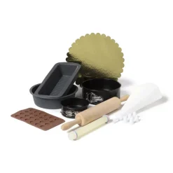 Cakevorm siliconen - grijs - 27x14x6.5 cm