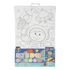 Canvas - kleuren op nummer - 30x20 cm