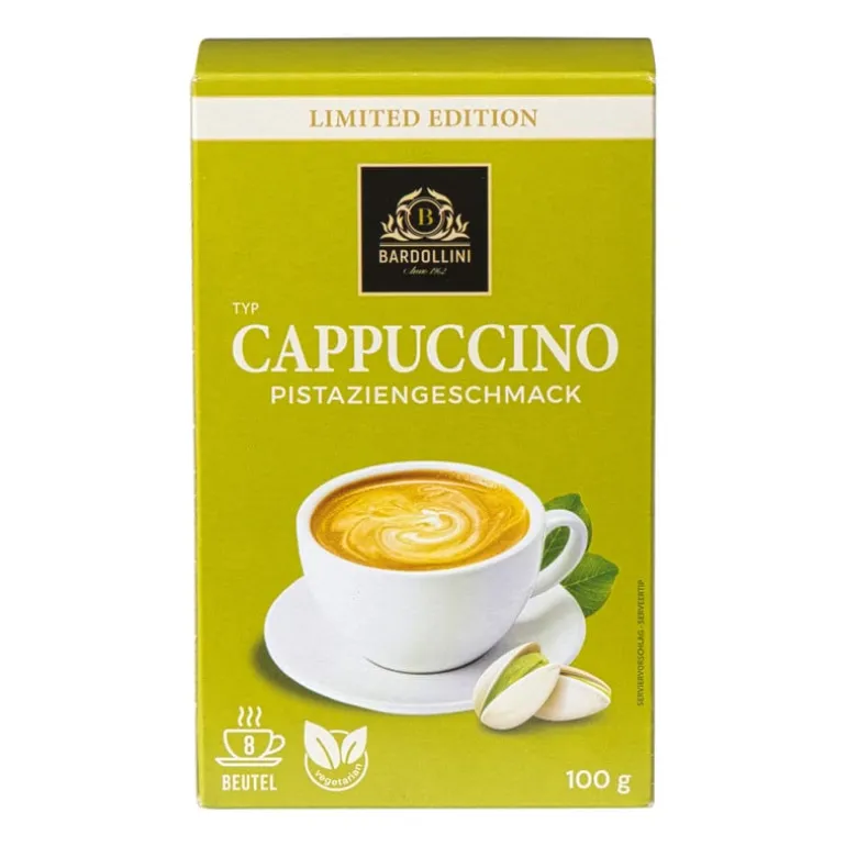 Cappuccino pistachesmaak - 100 gram
