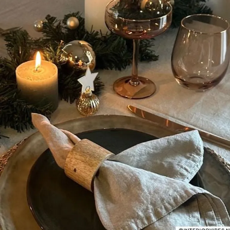 Champagnecoupe gouden rand - roze - 220 ml