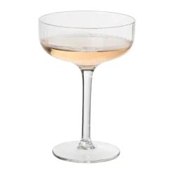 Champagnecoupe ribbel - glas - 200 ml