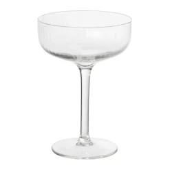 Champagnecoupe ribbel - glas - 200 ml