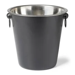 Champagnekoeler - mat zwart - ⌀ 22x20 cm