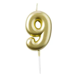 Cijferkaars 9 - goud