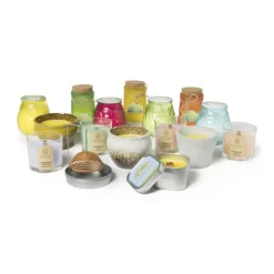 Citronella kaars - diverse varianten - ø6.5x11.5 cm