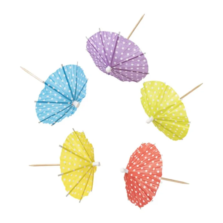 Cocktail parapluutjes - Set van 12
