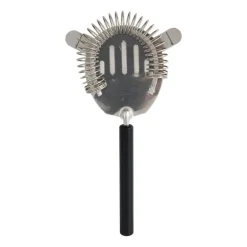 Cocktailzeef - zwart/zilver - 8,8x2,2x18 cm