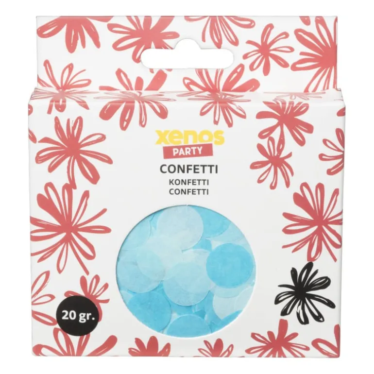 Confetti baby - blauw