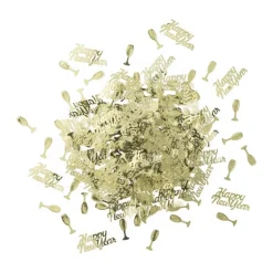 Confetti happy new year - goudkleurig - 10 gram
