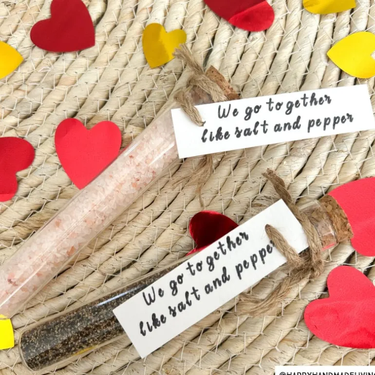 Confetti hartjes Goud/Wit