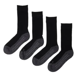 Coolmax bamboe sokken 35/38 - zwart - 2 paar