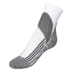 Coolmax sportsokken 35/38 - wit/grijs - 2 paar