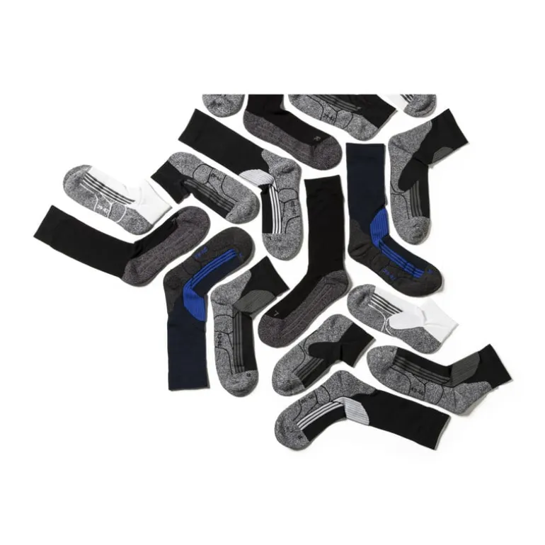 Coolmax sportsokken 43/46 - wit/grijs - 2 paar