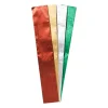 Crepe papier metallic - multikleur - set van 4