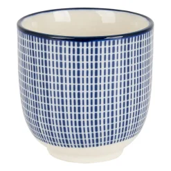 Cup blue print - stripes - 150 ml