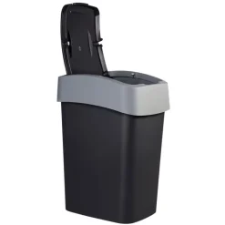 Curver flip bin prullenbak - grijs - 45 liter