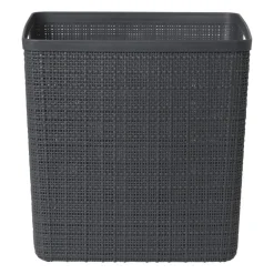 Curver jute opbergmand cube - 17 liter - grijs