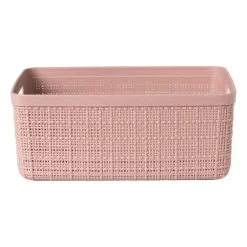 Curver jute opbergmand S - 5 liter - roze