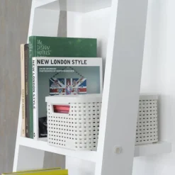 Curver opbergmand met deksel klein - wit - 13x29x19 cm