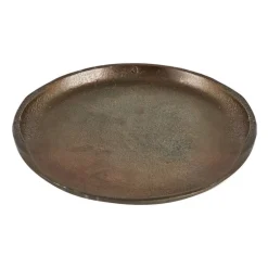 Decoratieplateau - antiek goud - ⌀25 cm